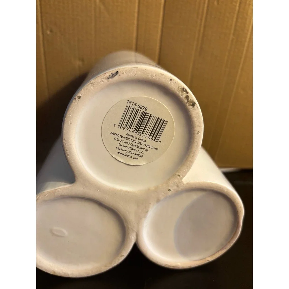 Trio Artisan makeup brush toothpaste bathroom vanity Collection Cups
